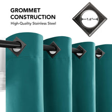 Blackout Curtains – Thermal Insulated, Noise-Reducing, Room Darkening, 2 Panels