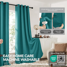 Blackout Curtains – Thermal Insulated, Noise-Reducing, Room Darkening, 2 Panels