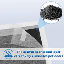 H&B LUXURIES Disposable Dog Training Pads, 56 x 58cm Activated Charcoal Puppy Pee Pads with 6-Layer Leak-Proof Design, Super Absorbent & Odor