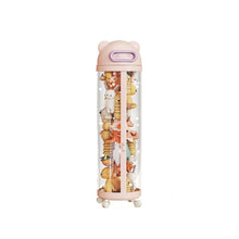 175cm Doll Bucket Storage, Stuffed Animal Toy Storage Tube with Wheels, Double-Ended Zipper, Lid for Kids (Pink) - Default Title