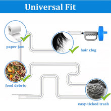 Plumbing Snake Drain Auger, 5M Snake Drain Hair Removal Tool with Stainless Steel Cleaner for Bathtub Drain, Sink, Kitchen and Shower - image 3