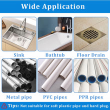 Plumbing Snake Drain Auger, 5M Snake Drain Hair Removal Tool with Stainless Steel Cleaner for Bathtub Drain, Sink, Kitchen and Shower - image 4