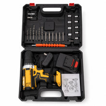 Cordless Drill and Tool Set with Battery, Charger, Bits and Case - image 1