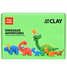 Air-Dry Clay Dinosaur Craft Kit, 12 Models, Ages 3+, Kids DIY Toy - image 1