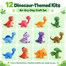 Air-Dry Clay Dinosaur Craft Kit, 12 Models, Ages 3+, Kids DIY Toy - image 10