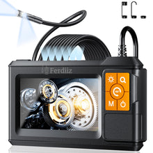 Dual-lens borescope inspection camera front view