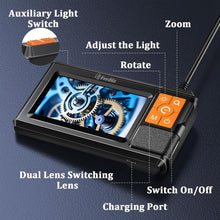 Dual-lens borescope inspection camera additional view