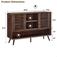 Mid century entryway storage table - Dark Walnut - image 5