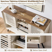 Mid century entryway storage table - Light Oak - image 2