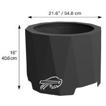 Smokeless Outdoor Fire Pit 22" Steel Round Fire Pit with Dual-Wall Design, Removable Ash Catch, Wood & Pellet Burning Fire Pit for Patio, Backyard & Camping