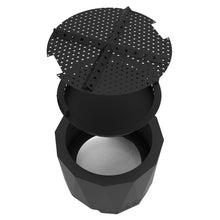 Smokeless Outdoor Fire Pit 22" Steel Round Fire Pit with Dual-Wall Design, Removable Ash Catch, Wood & Pellet Burning Fire Pit for Patio, Backyard & Camping