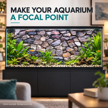 Rock print aquarium background measuring 120 by 46 cm - image 5