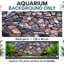 Rock print aquarium background measuring 120 by 46 cm - image 10
