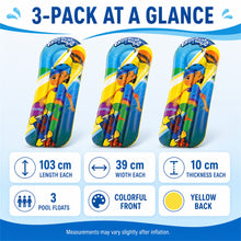 3-Pack Kids Inflatable Pool Lounger Floats, 103 cm - image 9