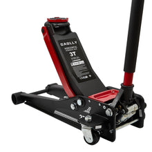 3 Ton Low Profile Hydraulic Trolley Jack Dual Piston Fast Lift Heavy-Duty Steel Frame for Cars, SUVs & Light Trucks Garage Use