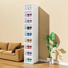 Narrow Foldable Shoe Storage Cabinet | Slim 6 & 9 Tier Space-Saving Tower