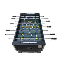 54 Inch Foosball Table Game Set with Cup Holders & Leg Levelers, Full Size Indoor Soccer Table, Sturdy MDF Steel Construction, 4 Balls, Game Room Table for Home Office Family Play Model 641