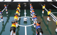 54 Inch Foosball Table Game Set with Cup Holders & Leg Levelers, Full Size Indoor Soccer Table, Sturdy MDF Steel Construction, 4 Balls, Game Room Table for Home Office Family Play Model 641