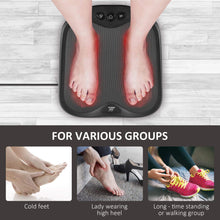 Foot Massager with Heat Shiatsu Kneading Washable Cover Black - image 4