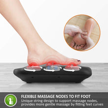 Foot Massager with Heat Shiatsu Kneading Washable Cover Black - image 5