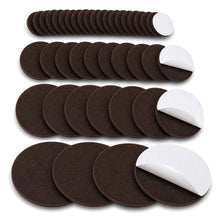 Round Self-Adhesive Felt Furniture Pads, 56 Pieces, 4 Sizes - image 1