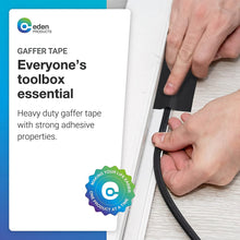 Gaffer Tape, Matte White, 2 in x 30 yd, Cable Management - image 2