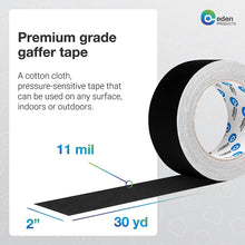 Gaffer Tape, Matte White, 2 in x 30 yd, Cable Management - image 3