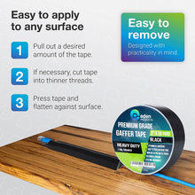Gaffer Tape, Matte White, 2 in x 30 yd, Cable Management - image 6