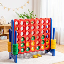 Giant Connect 4 Game Set, 4-in-a-Row Connect Game with Quick-Release Levers, Mesh Pocket for Kids, Adults, Indoor, Outdoor