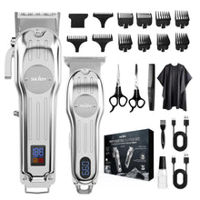 Cordless Hair Clipper and Trimmer Set with 2 LED Displays, Model SL - image 8