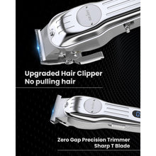 Cordless Hair Clipper and Trimmer Set with 2 LED Displays, Model SL - image 2
