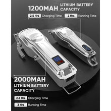 Cordless Hair Clipper and Trimmer Set with 2 LED Displays, Model SL - image 4