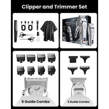 Cordless Hair Clipper and Trimmer Set with 2 LED Displays, Model SL - image 5