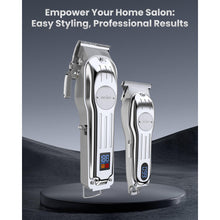 Cordless Hair Clipper and Trimmer Set with 2 LED Displays, Model SL - image 7