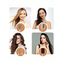 6-in-1 Hair Dryer Brush with 6 Attachments and 4 Settings, Pink - image 3