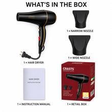 1200–1500W Hair Dryer with Hot and Cool Air and 2 Nozzles - image 6