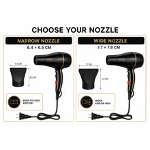 1200–1500W Hair Dryer with Hot and Cool Air and 2 Nozzles - image 8