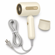 1300W Compact Hair Dryer with Styling Nozzle, Champagne Gold, MD-10 - image 10