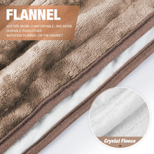 BASEIN Electric Heated Throw Blanket, 153 x 127 cm Soft Flannel Heating Blanket with Auto-Off, 10 Heating Levels, 9 Hour Timer for Home, Office, Bed,