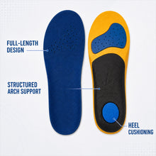 Full-Length Support Insoles with Arch and Heel Cushion, Men's 8/Women's 9 - image 13
