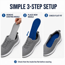 Full-Length Support Insoles with Arch and Heel Cushion, Men's 8/Women's 9 - image 6