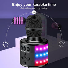 Black BONAOK Q78 Bluetooth karaoke microphone - image 4