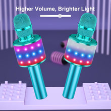 Ice Blue BONAOK Q78 Bluetooth karaoke microphone - image 5
