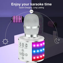 Silver BONAOK Q78 Bluetooth karaoke microphone - image 4