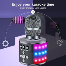 Space Grey BONAOK Q78 Bluetooth karaoke microphone - image 4