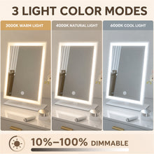 12-Inch LED Makeup Mirror with 10X Magnification, White - image 6