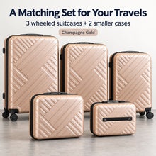 5-Piece Hardshell Luggage Set with Spinner Suitcases, 3 Colours - image 28