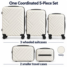 5-Piece Hardshell Luggage Set with Spinner Suitcases, 3 Colours - image 27