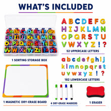 Magnetic Alphabet Letters, 234-Piece Foam Set with Board and Case - image 3