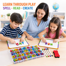 Magnetic Alphabet Letters, 234-Piece Foam Set with Board and Case - image 5